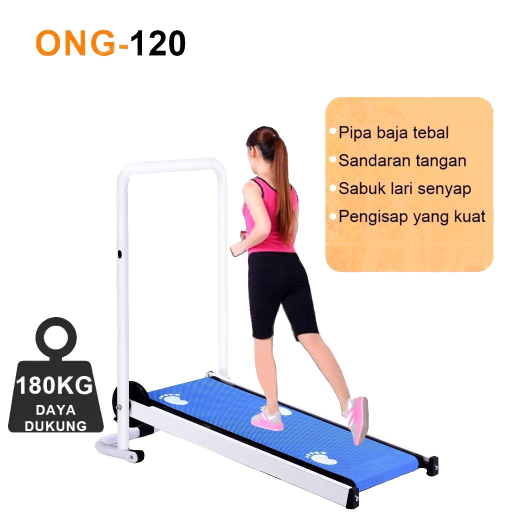 Treadmill murah Treadmill manual Treadmil original 100% bekas baru 3 kali pemakaian jual alat olahra