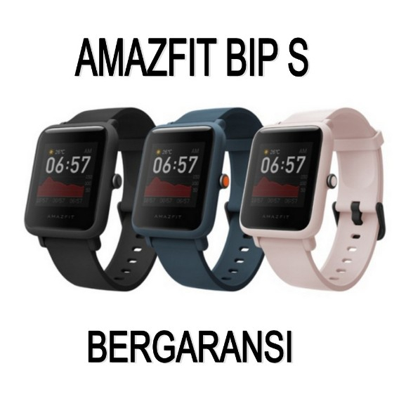 JAM TANGAN SMARTWATCH XIAOMI HUAMI AMAZFIT BIP S A1821 1.28" INCH GPS FITNESS TRACKER ANDROID WATCH 
