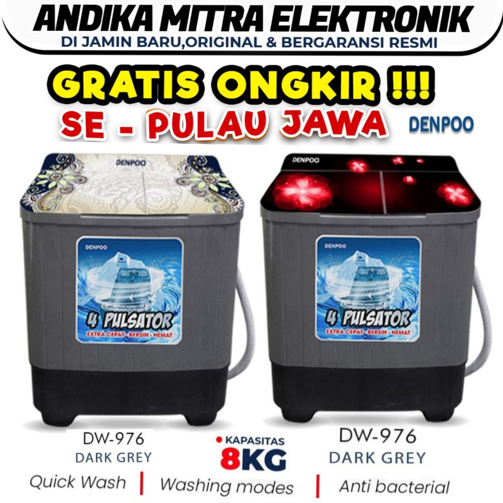 Denpoo Mesin Cuci DW 976  (8 KG)