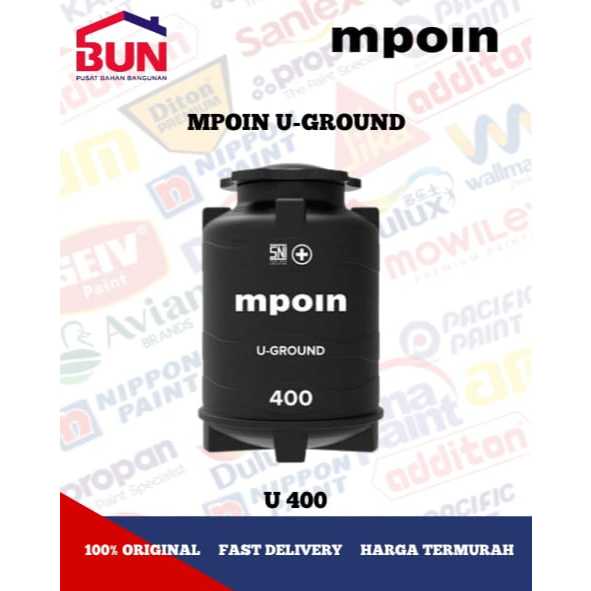 Tangki Air Tanam Mpoin U-Ground 400 - Toren Tanam Mpoin Uground 400