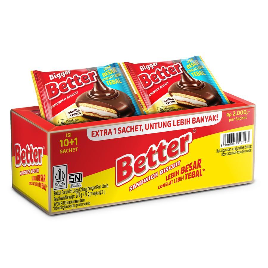 

BETTER BIGGER @27 GR / 10 + 1 PCS