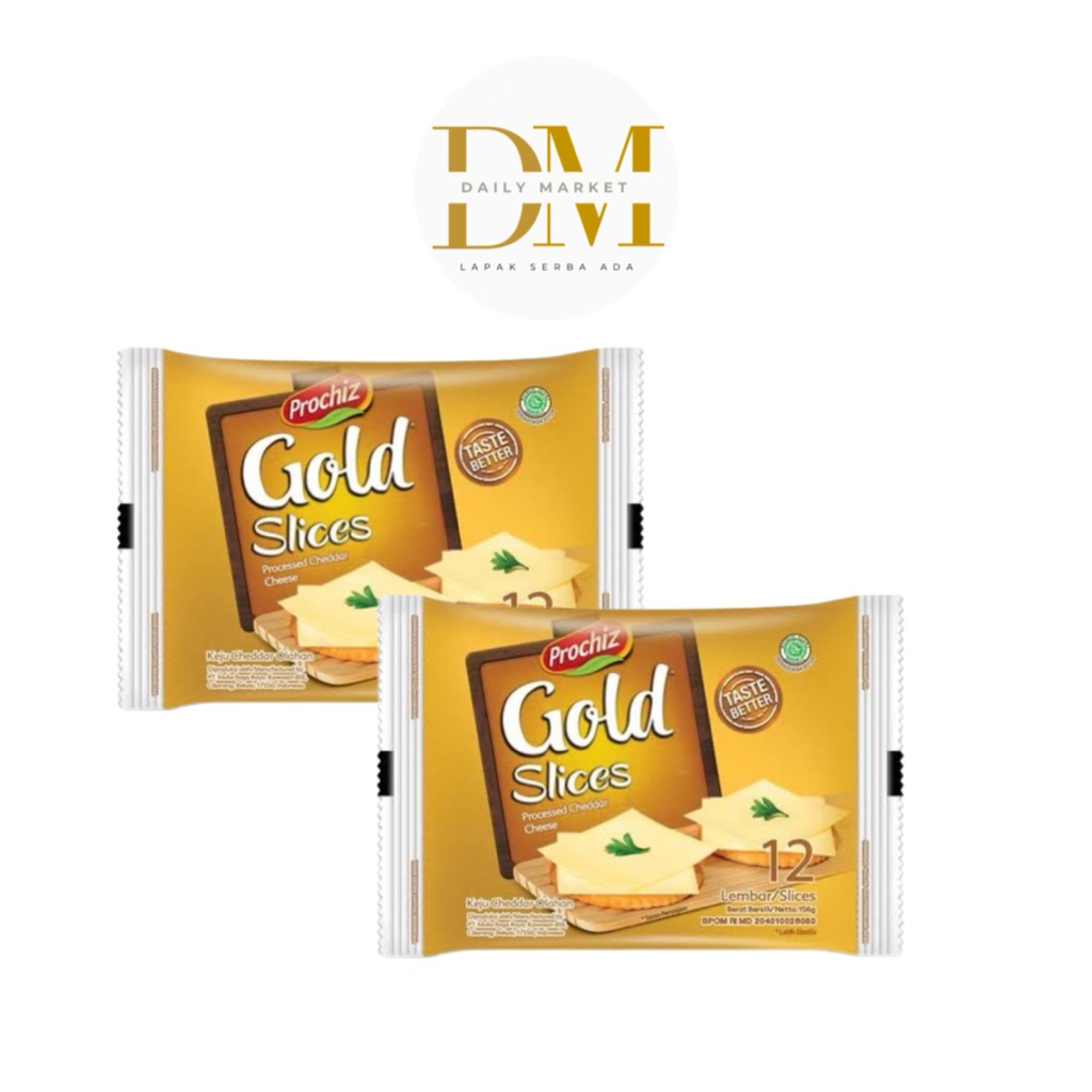 

PROCHIZ GOLD SLICES Isi 12 Pcs/ Keju Prochiz/ Prochiz Slice/ Keju Slice