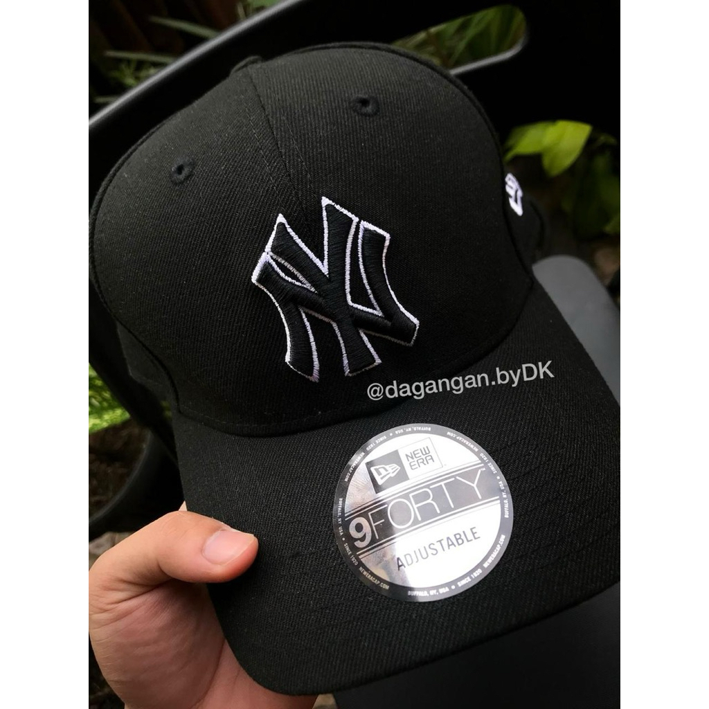 Topi New*Era Yankees 3D Logo Gradations Original Resmi 100% Hitam