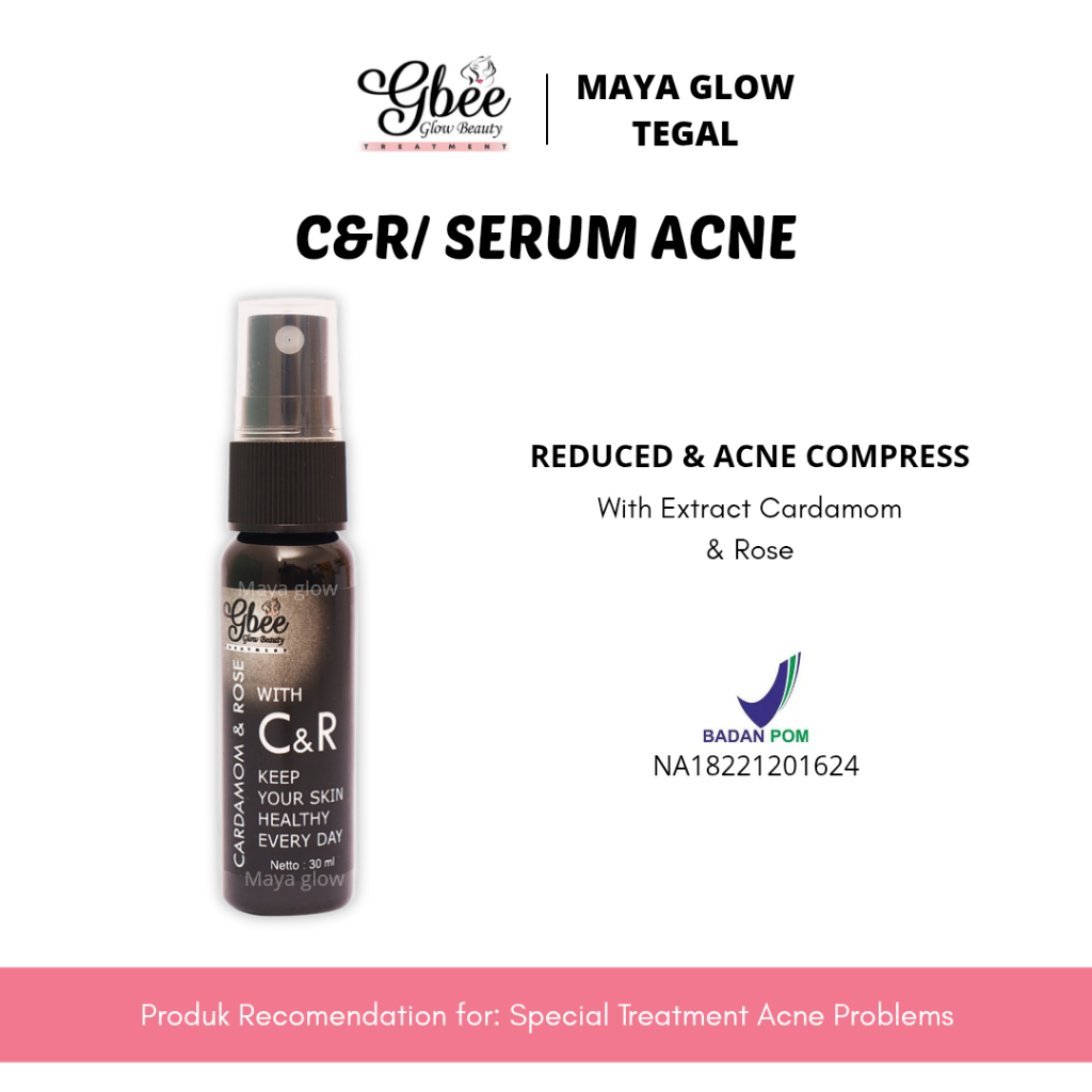 Gbee Serum C&R Untuk Jerawat dan Bekas Jerawat- Skincare Glow Beauty, BEST SELLER
