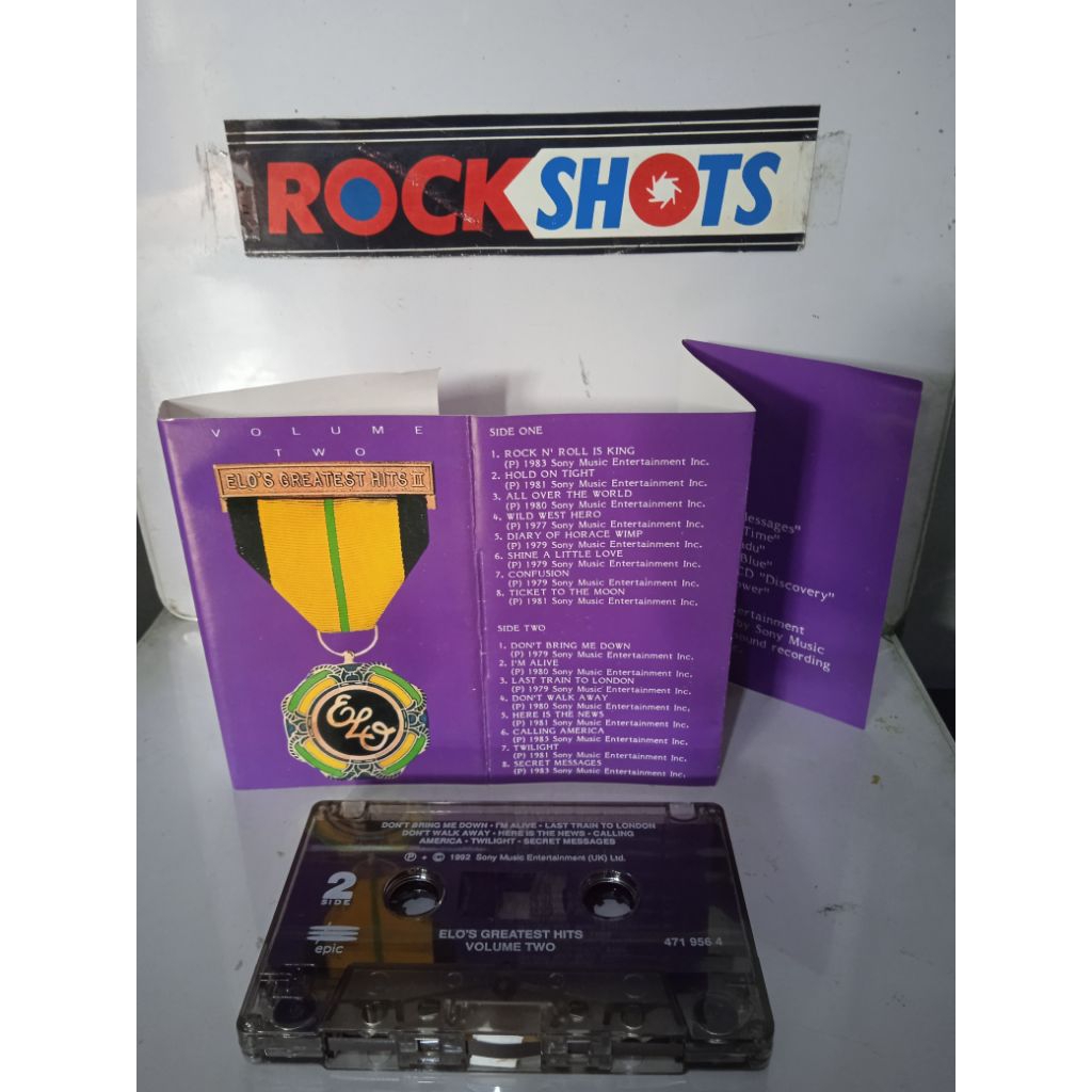 kaset pita ELO greatest hits 2 vol.2