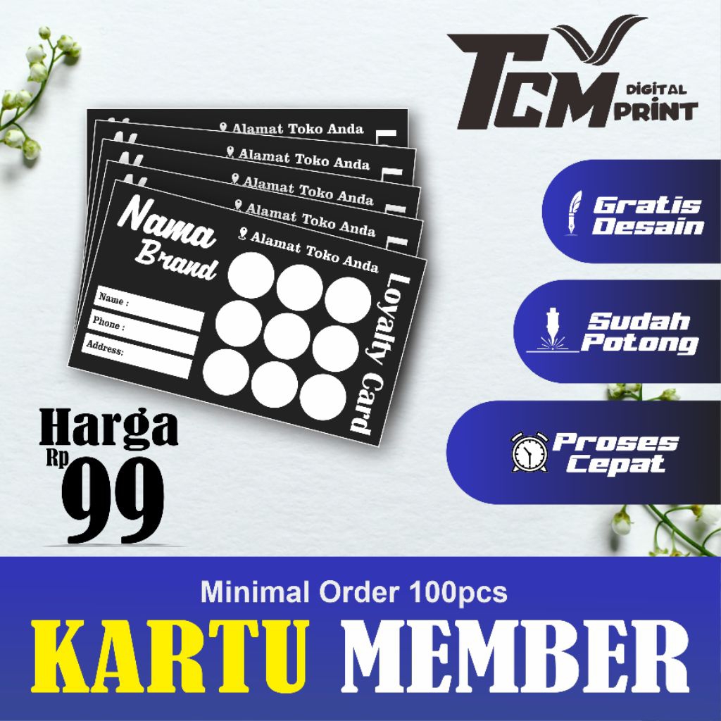 

Kartu Member Olshop Termurah