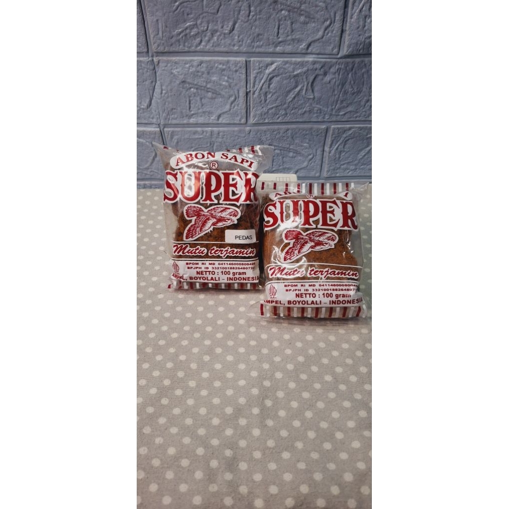 

Abon Sapi Super Cap Burung 100grm