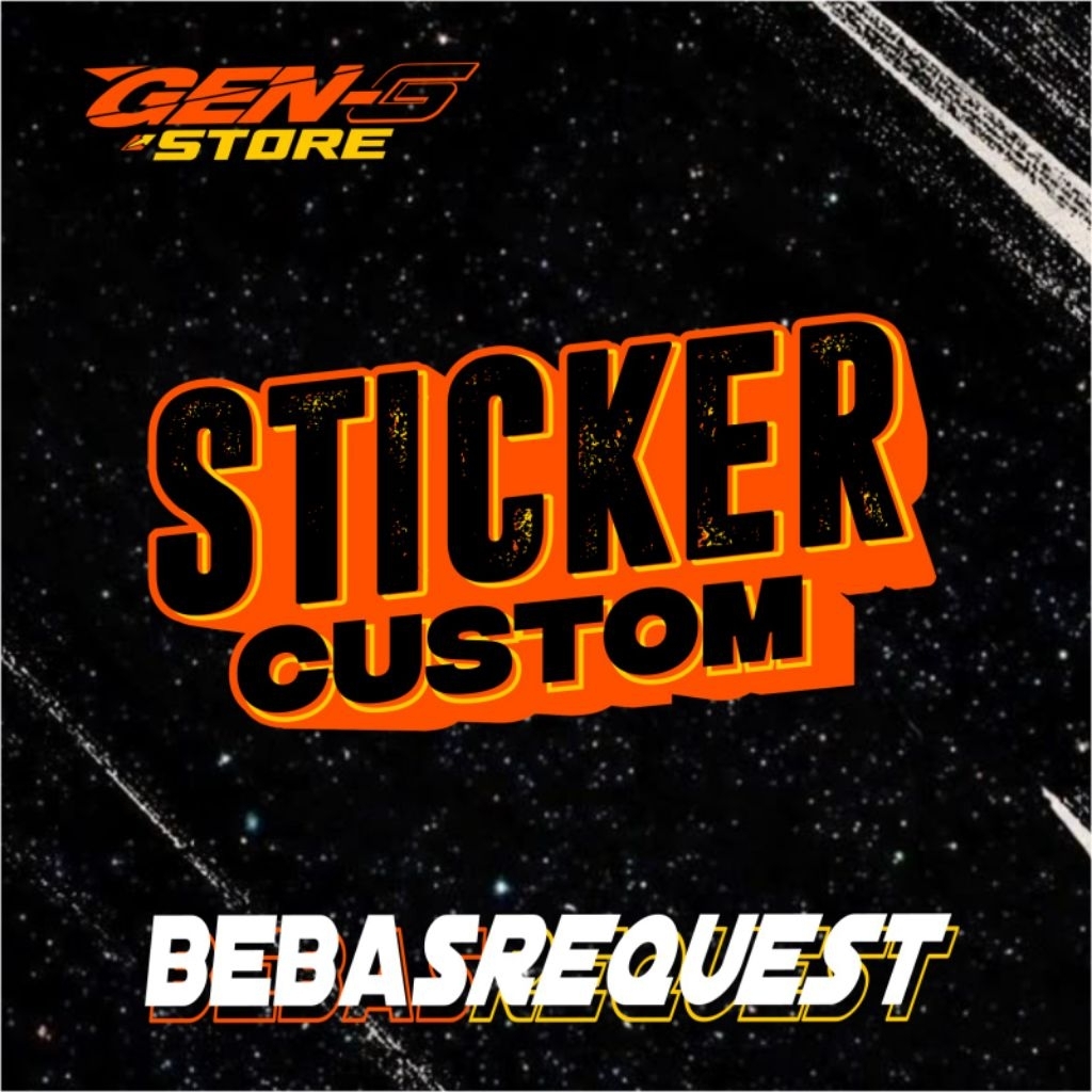 

STIKER CUSTOM l 50 CM l BEBAS REQUEST l STIKER SOUND l STIKER HOREG l STIKER DIY l STIKER BAHAN EXILO