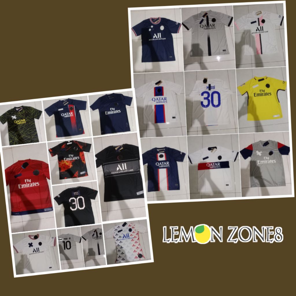 jersey psg (paris Saint-Germain) liga prancis