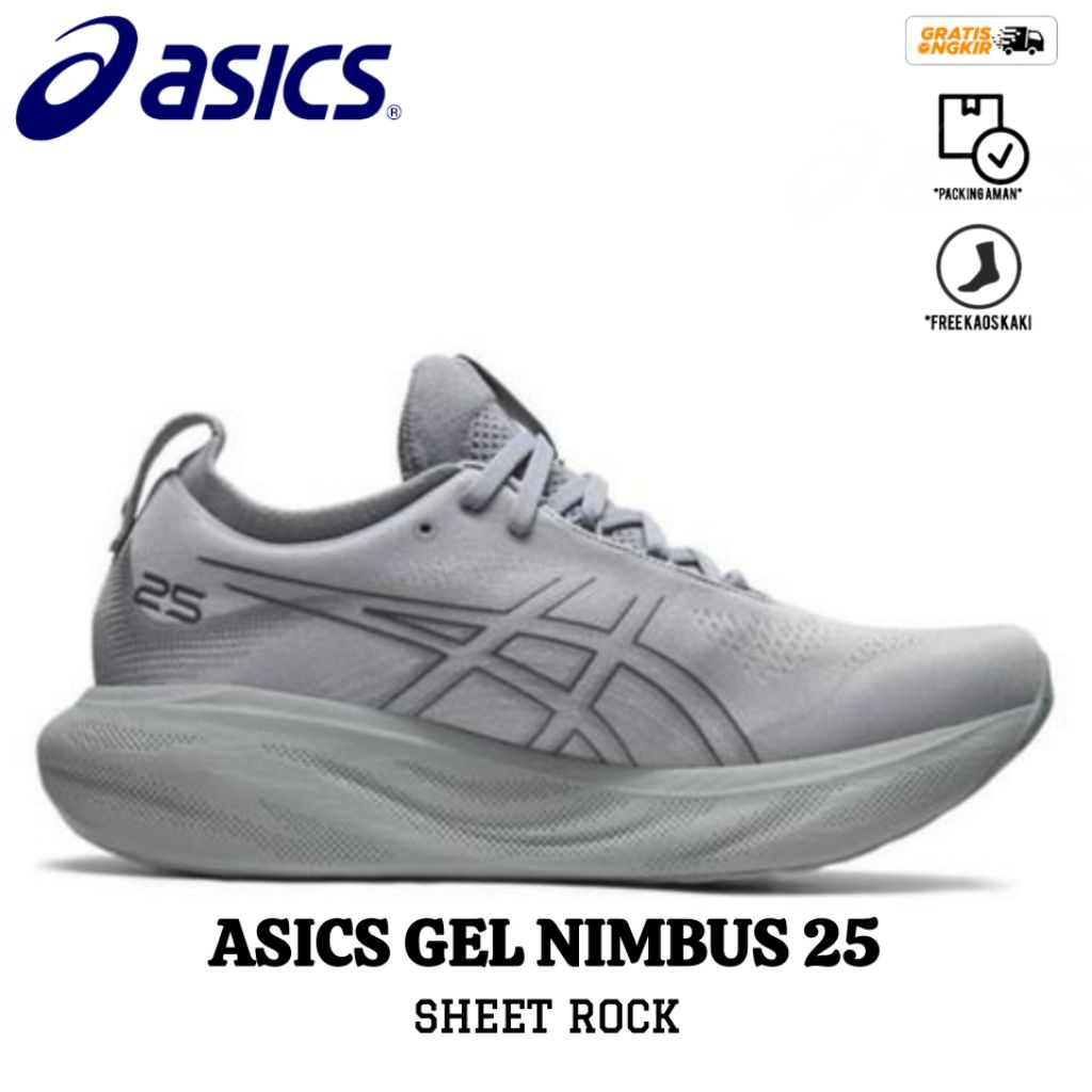 Sepatu Running Gel Nimbus 25 Sheet Rock
