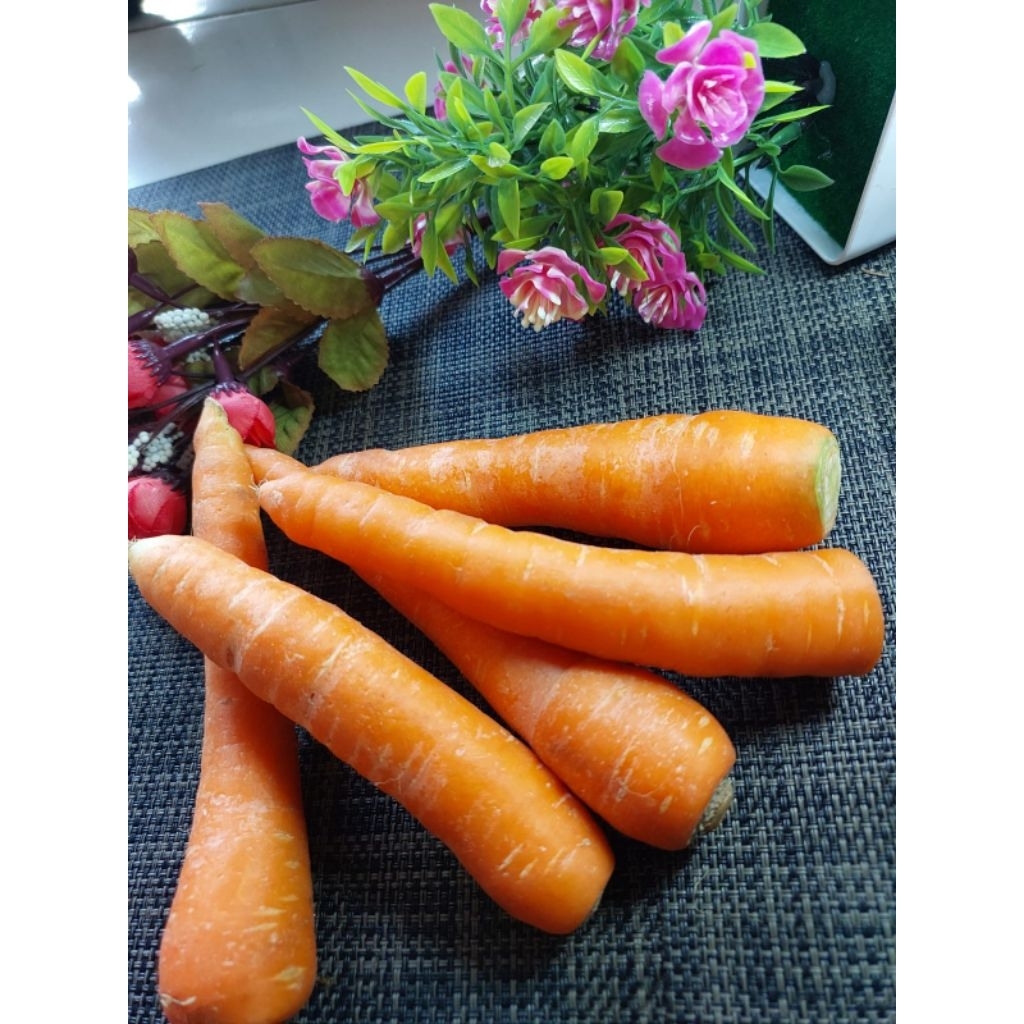 

Wortel Segar 500gr Pengiriman Instan / Sayur Segar Bogor