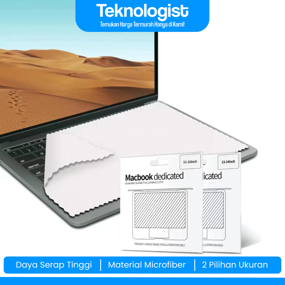 Kain Microfiber Pelindung Keyboard Laptop Blanket Microfiber Screen Cleaning Cloth