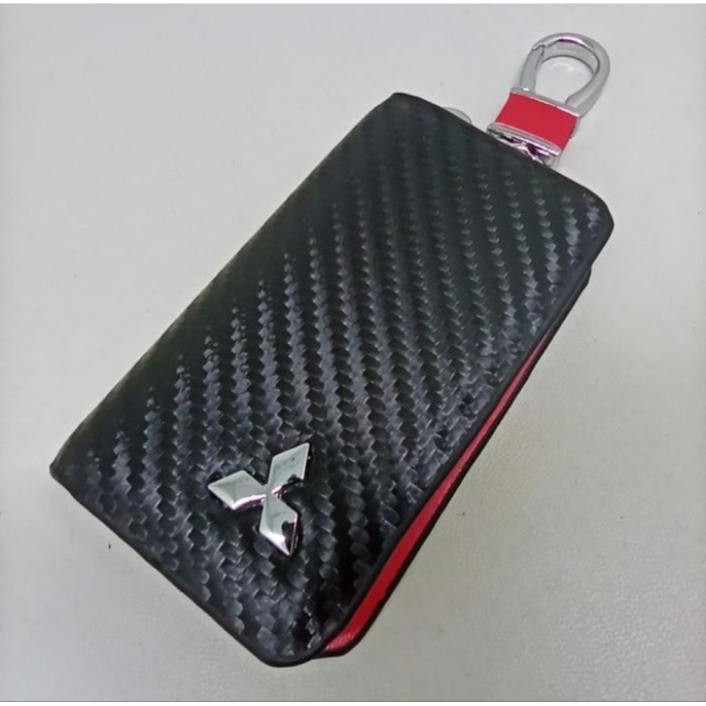 dompet stnk mobil mitsubishi carbon wallet key