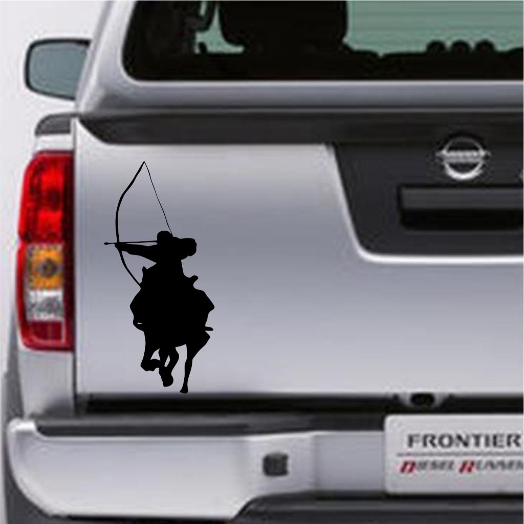 cutting sticker mobil kuda tempur stiker mobil kuda perang keren