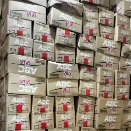 

Kopi ABC Plus gula 1 karton isi 12 renceng/120 sachet
