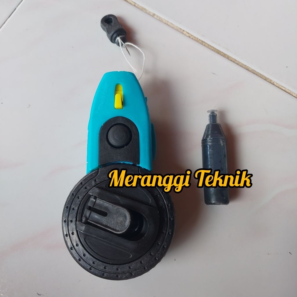 

id4445 Sipatan lot benang manual Tajima penggaris benang tinta tukang 30 meter