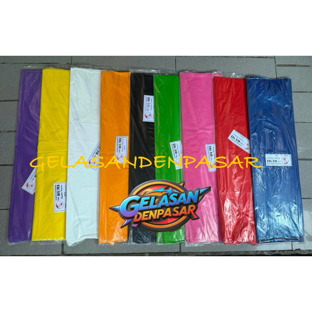 PLASTIK LAYANGAN TIPIS CAP BUMI 1 BUNGKUS