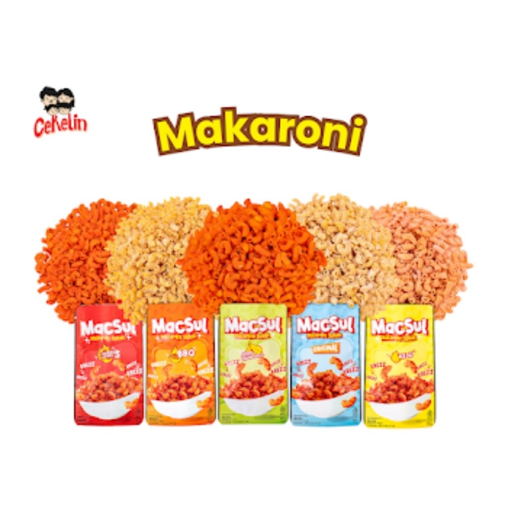 

cekelin maksul/ makaroni sultan gurih pedas daun jeruk
