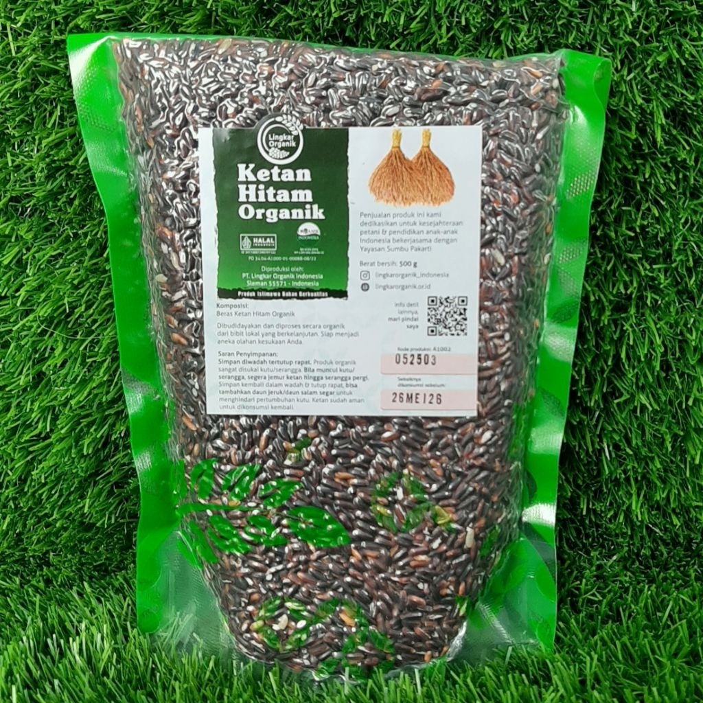 

Beras Ketan Hitam Lingkar Organik 500gr