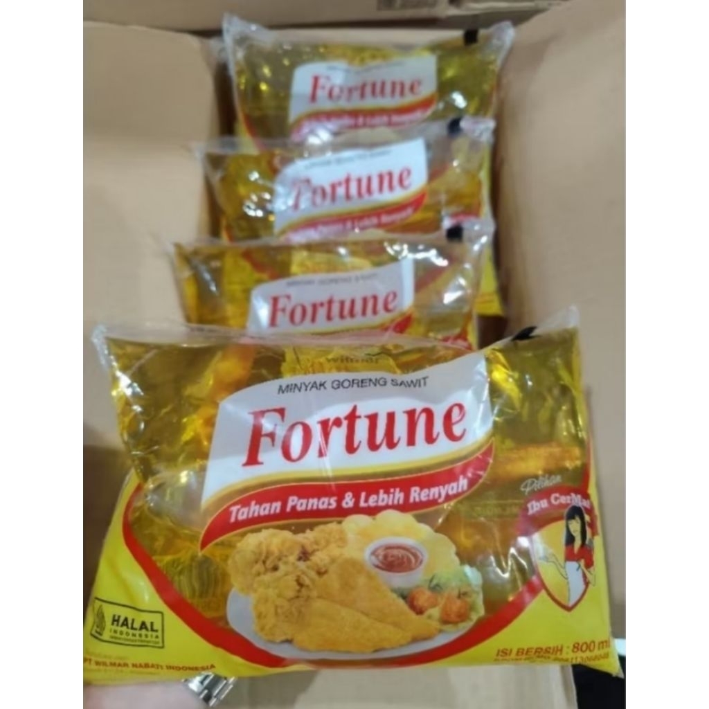 

MINYAK FORTUNE PILLOW/BANTAL 1 LITER X 12 PCS