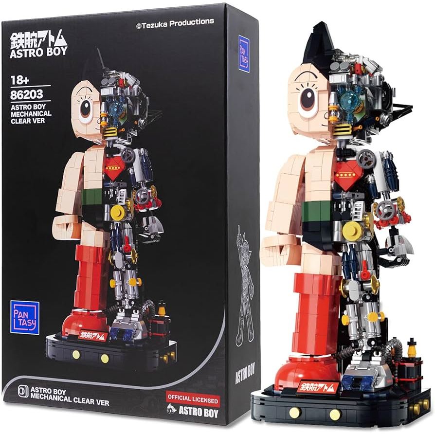 Pantasy Astro Boy Mechanical Clear Version Classic/Light Kit 86203HY Lego Bricks