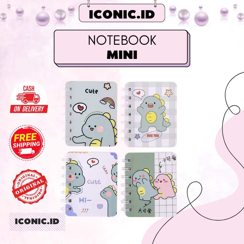 

Iconic.id-Notebook Mini A7 / Scriptbook Mini / Notebook Karakter / Notebook Motif Cewek / Notebook Motif Cowok