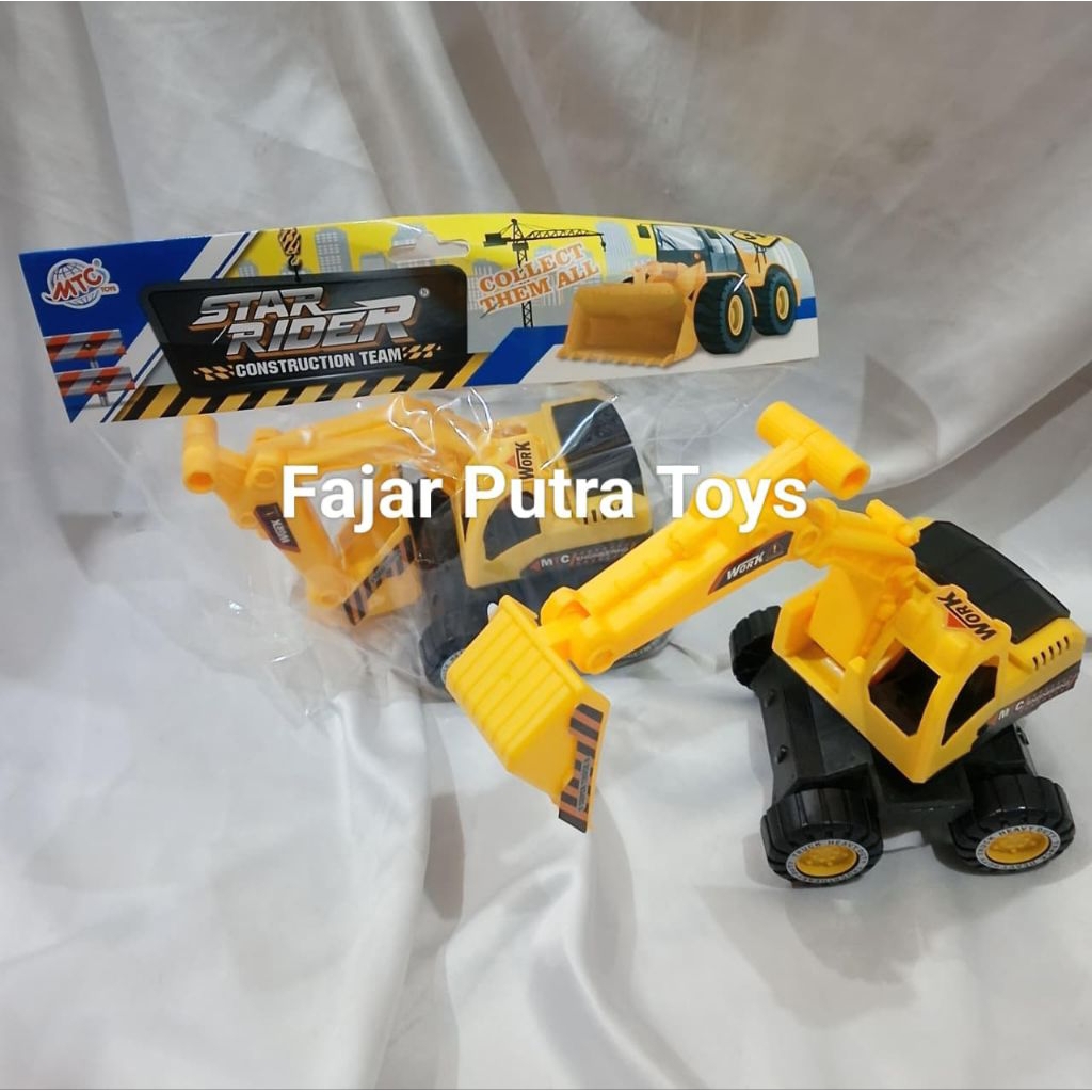 GROSIR Mainan Anak Truk Bego Dan Buldoser Star Rider Truck Construction MC546