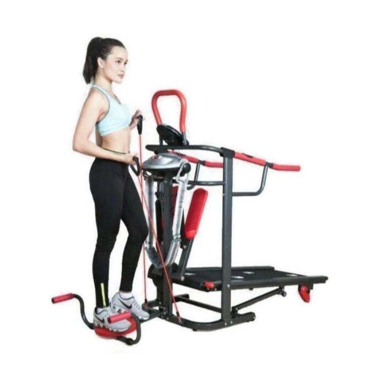 READY STOCK TREADMILL MANUAL MULTIFUNGSI TL-004 AG ALAT FITNESS ALAT GYM TREADMILL BANJARMASIN