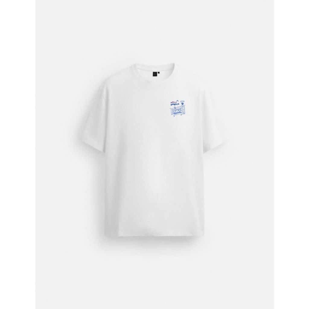 EXVECTO T-SHIRT - DAILY HABITS WHITE