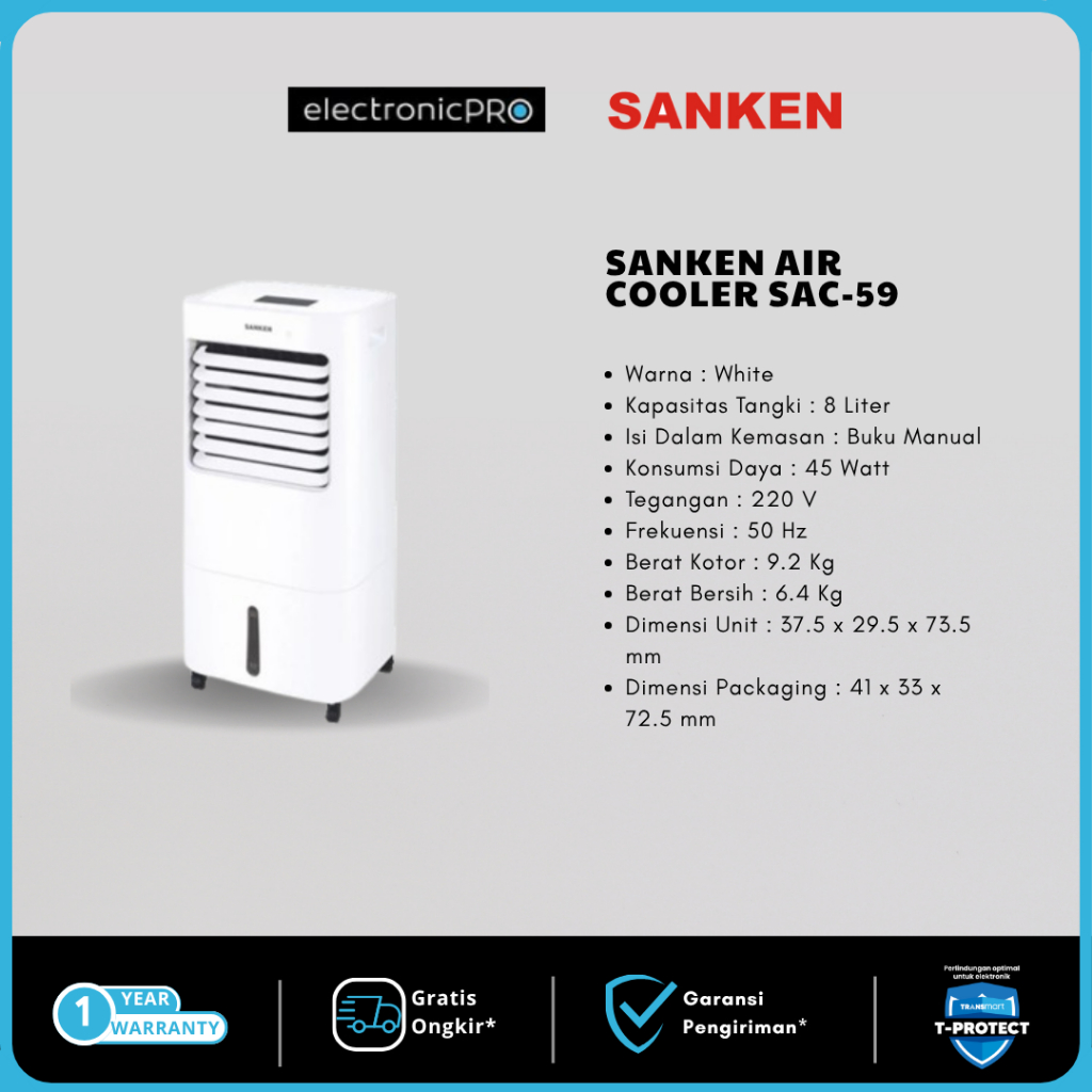 SANKEN AIR COOLER SAC-59