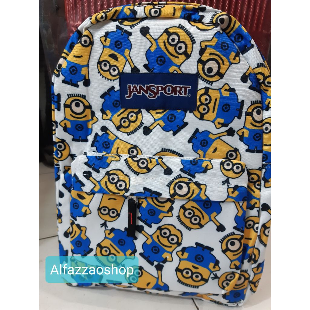 Tas Ransel Sekolah Jansport Original Tas Motif Size 14 Inch