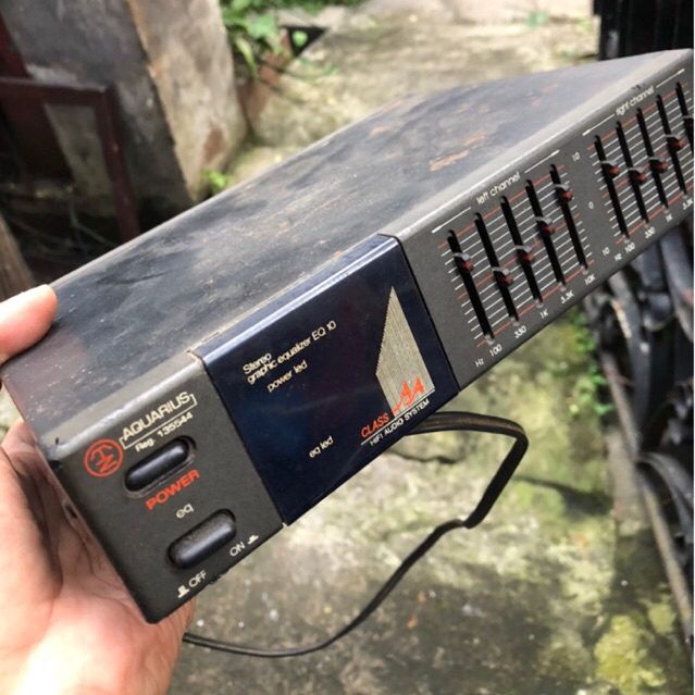 EQUALIZER AUQUARIUS EQ 10 - Stereo Graphic Equalizer / Hifi Audio System