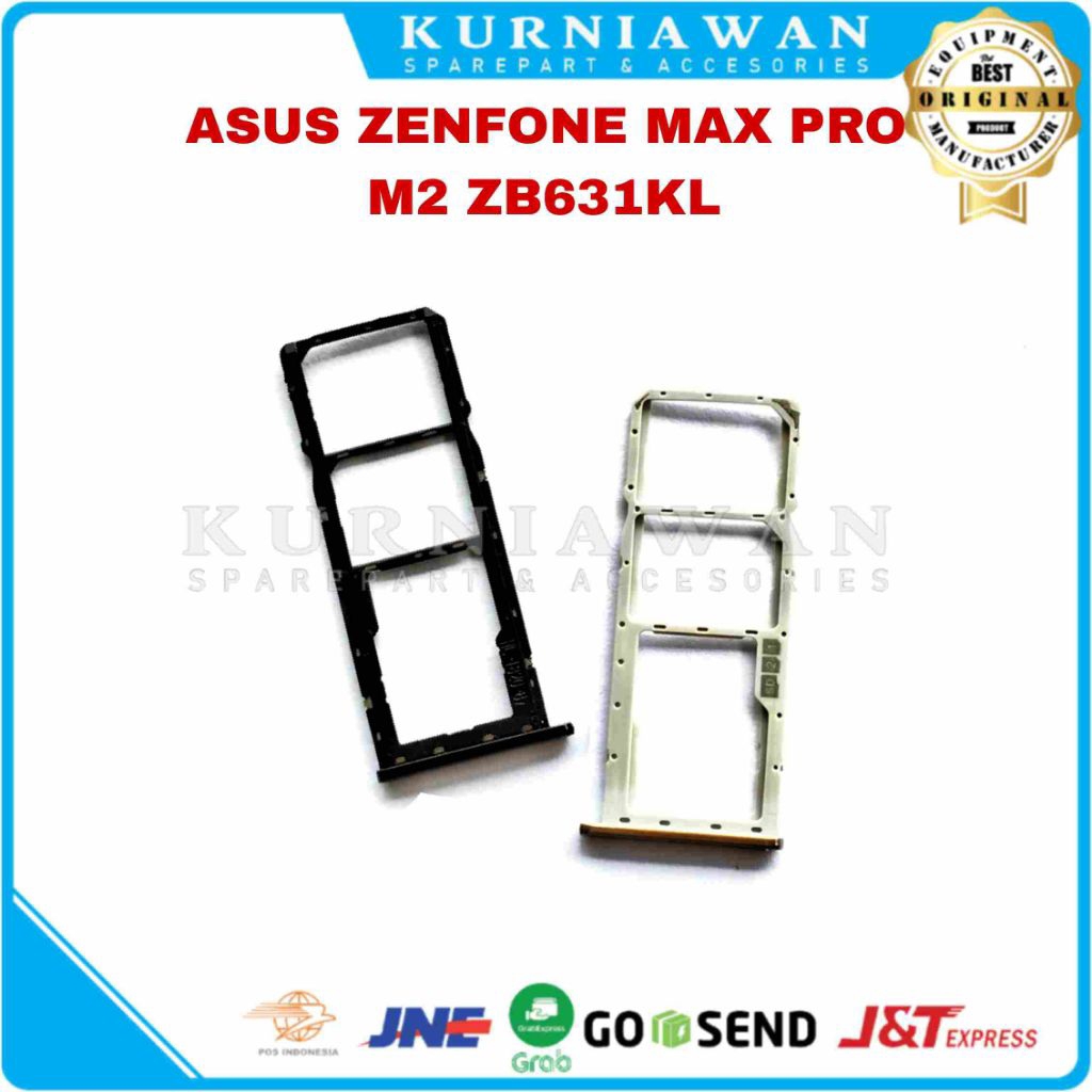 Simtray Asus Zenfone Max Pro M2 ZB631KL Tempat Kartu Sim Tray Slot Simcard Holder