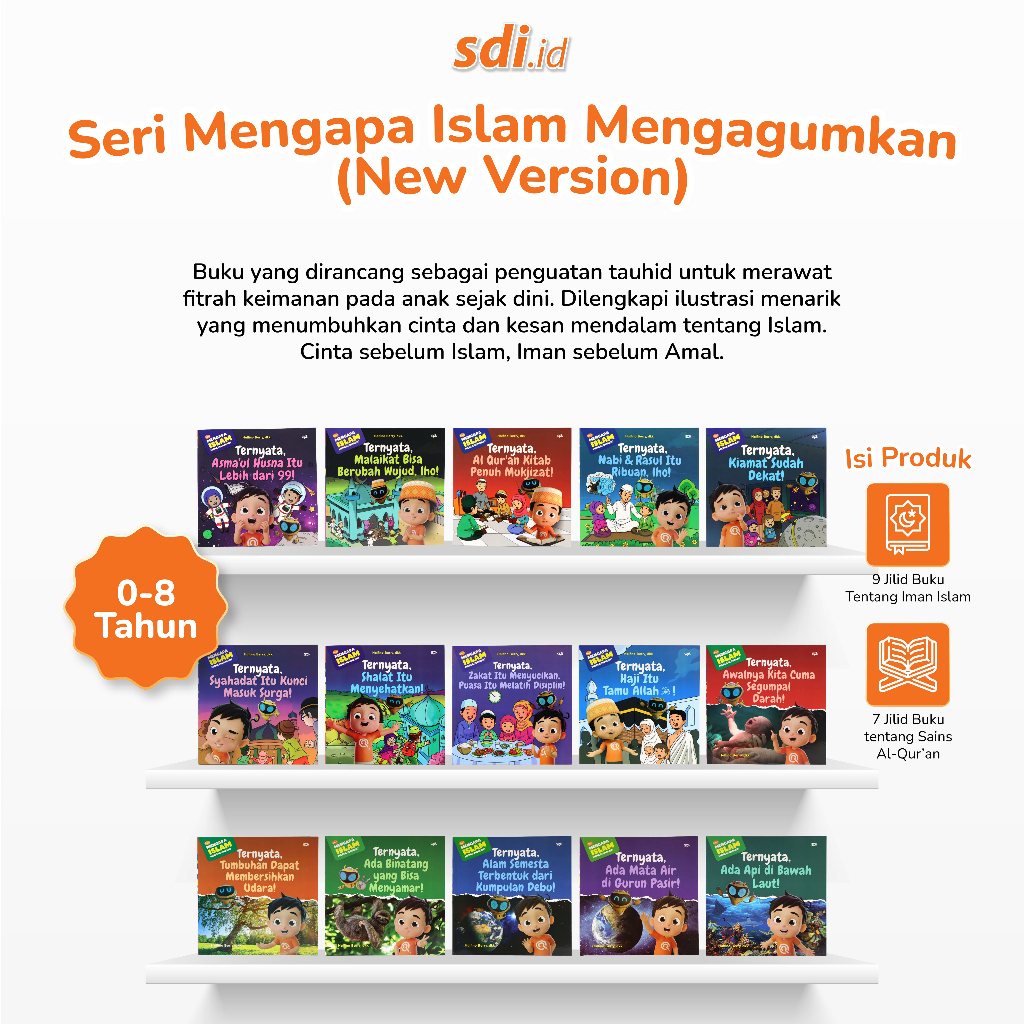 Buku Anak Mengapa Islam Mengagumkan? (NEW MIM)