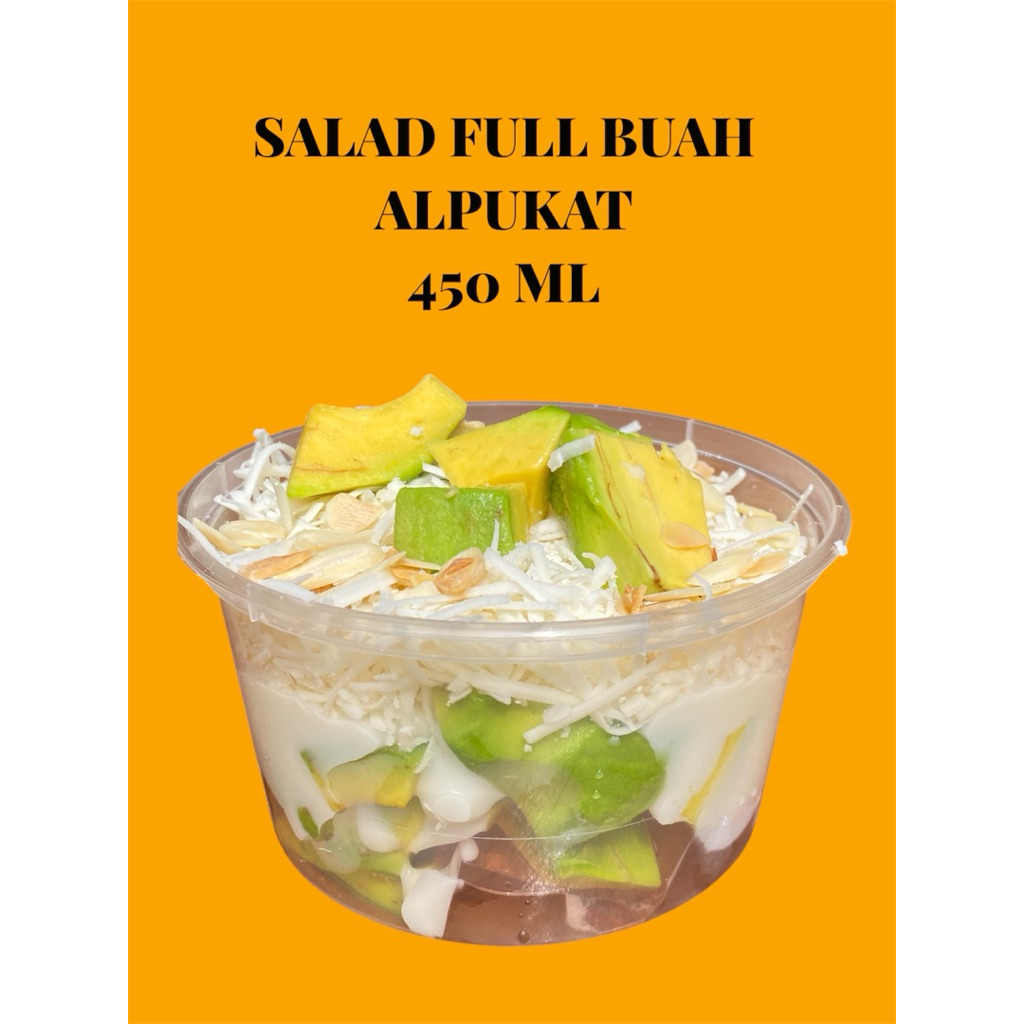 

SALAD FULL BUAH ALPUKAT TOPPING ALMOND
