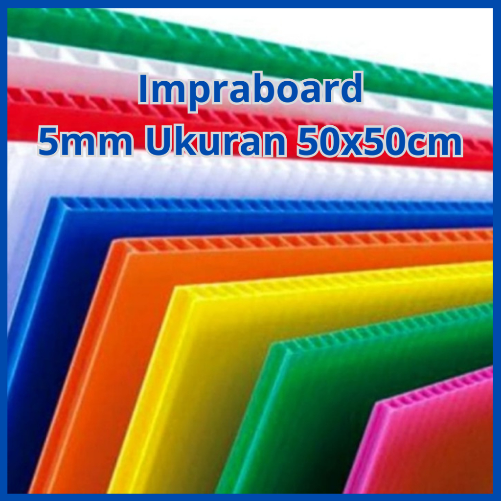 

Impraboard 5mm ukuran 50x50cm Sticker iklan