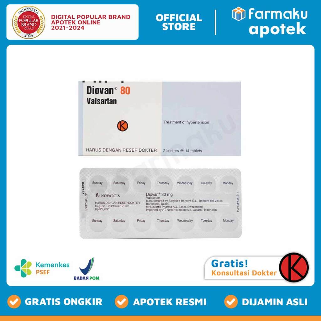 Diovan 80 mg - BNS