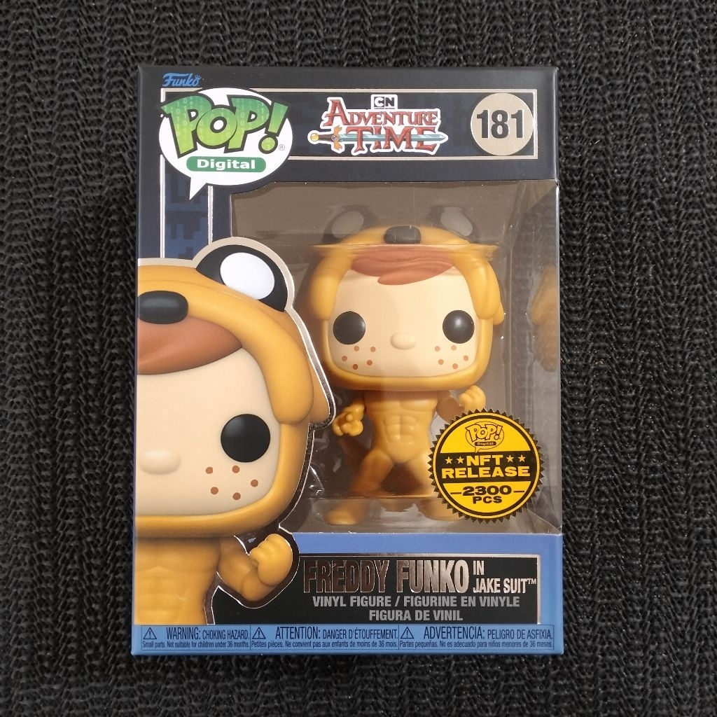 Funko Pop Digital: CN Adventure Time: Freddy Funko In Jake Suit (2300 Pcs) #181 (Pop Digital NFT Rea