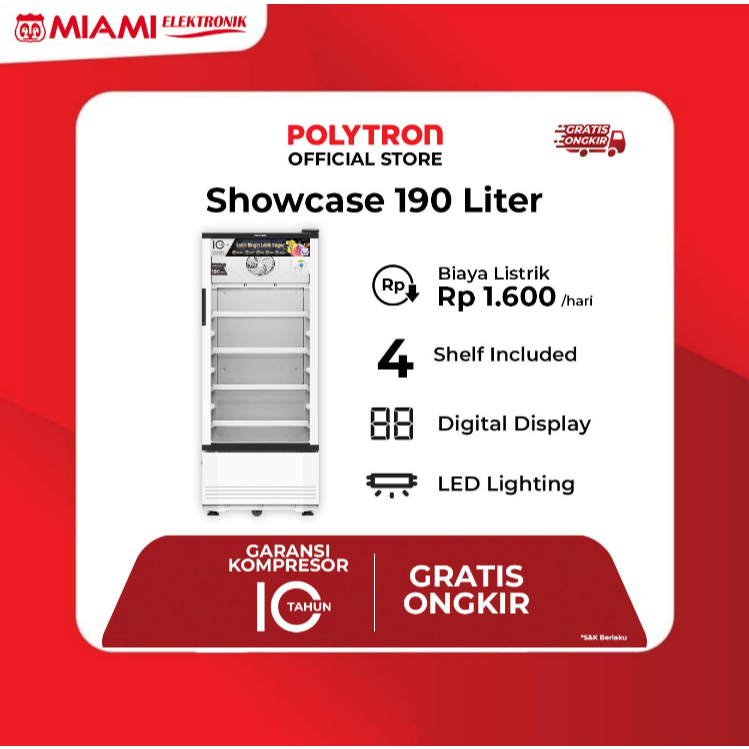POLYTRON SCN 190 / SCN190 Showcase 190 Liter