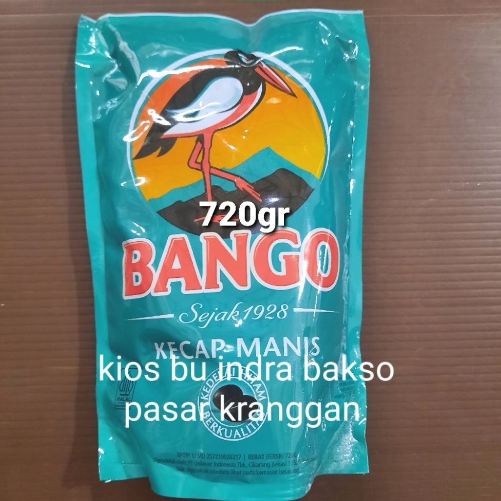 

bango refill 720 gr kecap manis sweet 520 ml