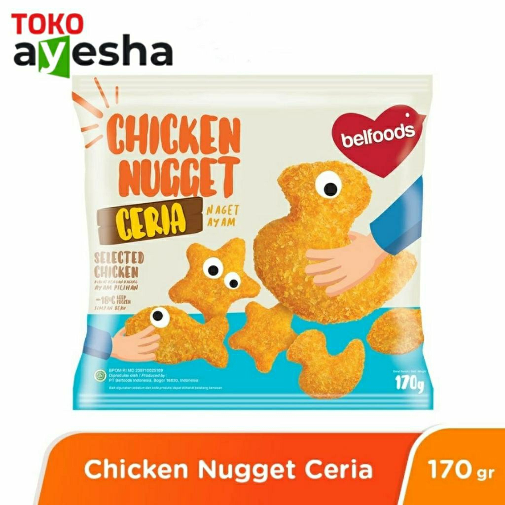 

Belfoods Chicken Nugget Ceria 170 gr