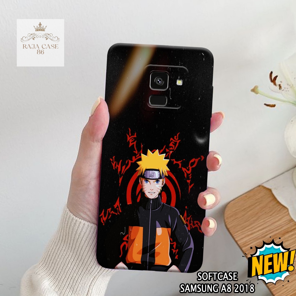 Case Samsung A8 2018 - Rajacase - casing Samsung A8 2018 - Motif case Anime - Pelindung handphone - 