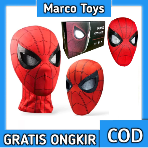Topeng Spiderman Mask Topeng Spiderman Anak Topeng Spiderman Dewasa Topeng Spiderman Merah Topeng Ma