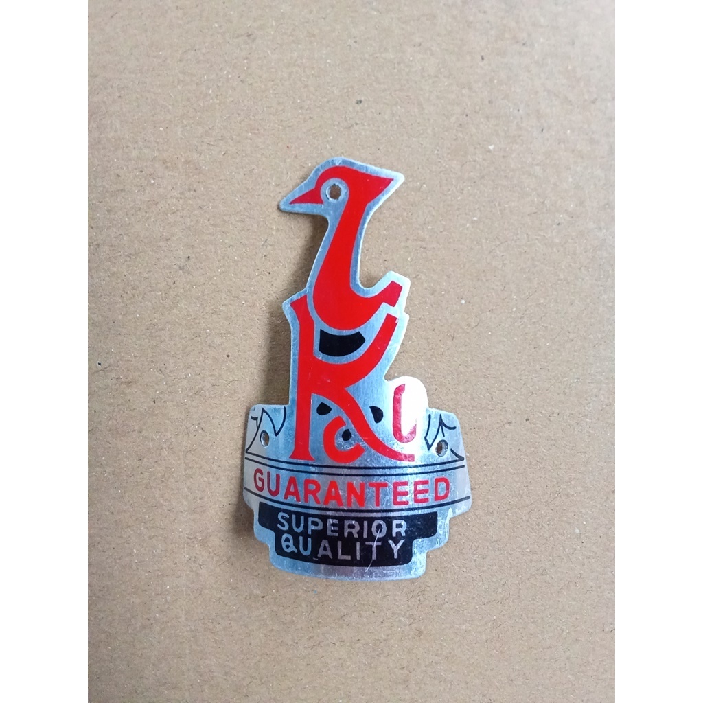 Emblem sepeda onthel Sim King totokan peneng