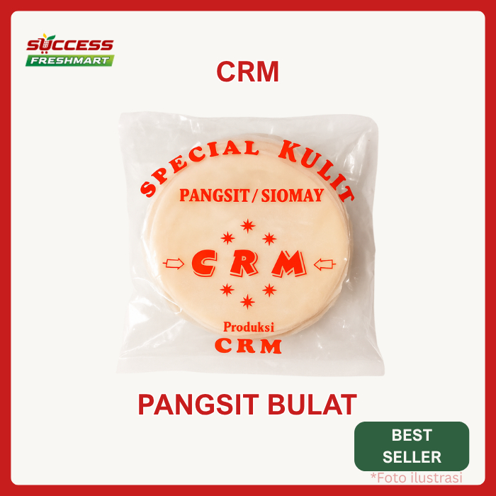 

Kulit Pangsit Bulat Cap CRM isi 50 lembar