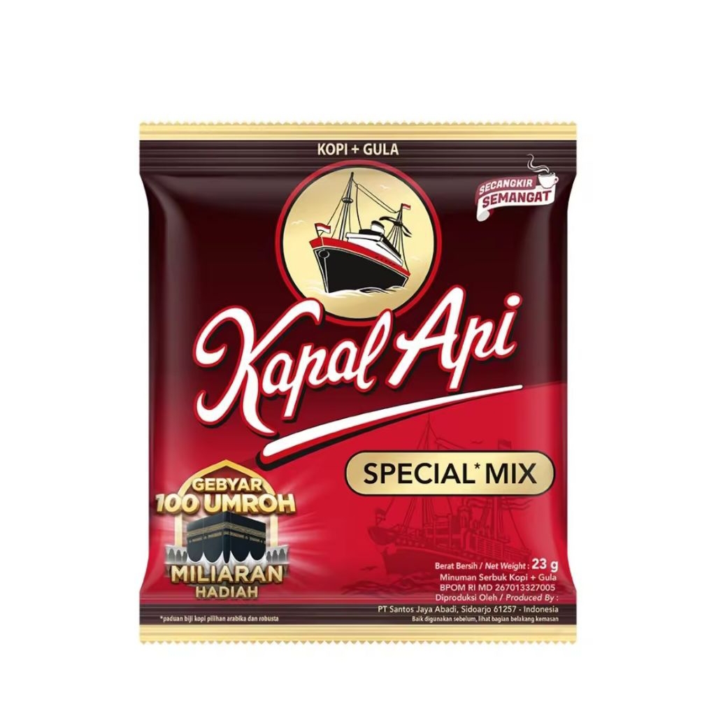 

Kapal Api Mix 23gr 1 Karton Isi 12 Renceng | Kopi Instan Nikmat & Praktis