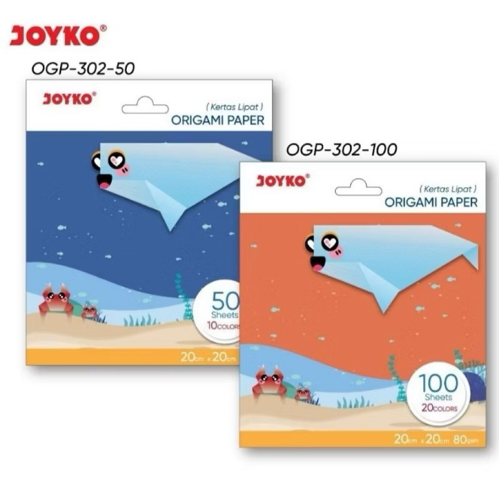 

Kertas Origami Joyko OGP-302 (1pad) bolak balik