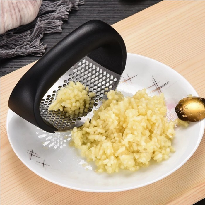 Alat Press Penghancur Bawang Garlic Presser Alat Penghancur Bawang Putih Stainless Parutan Bawang | 