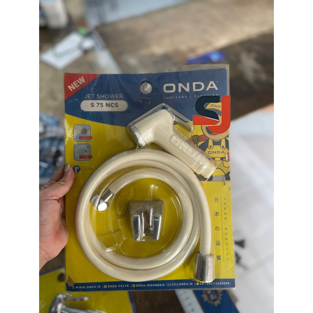 shower cebok onda / shower bidet onda / shower bidet putih onda s 75 WCS