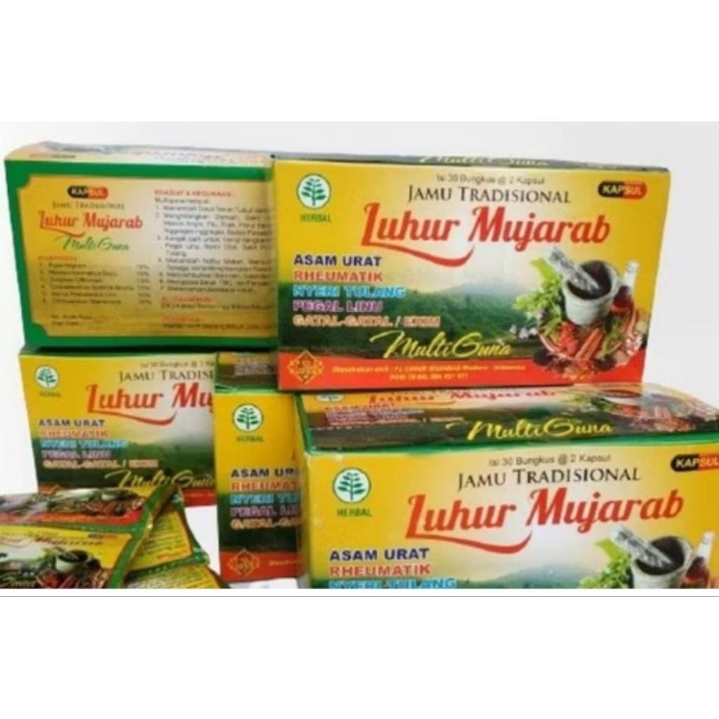 KAPSUL LUHUR MUJARAB ORIGINAL KOTAK